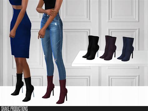 The Sims Resource Shakeproductions 366 Leather Boots