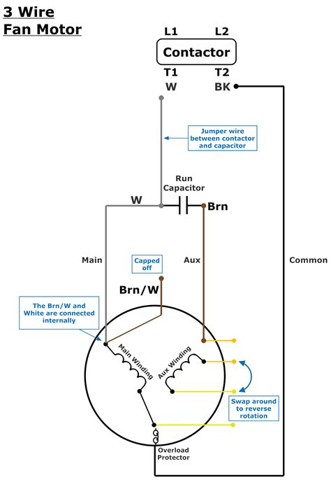 wire fan motor wiring diagram fan motor wiring diagram replacement  electric fan project