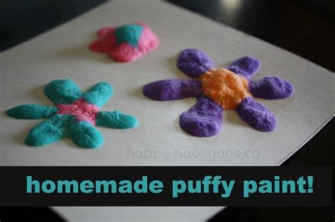 Easy Puffy Paint Recipe