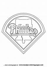 Coloring Phillies Pages Philadelphia Mlb Logo Browser Window Print sketch template