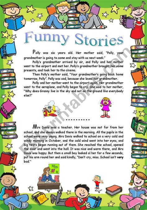 sale short and funny story in english in stock