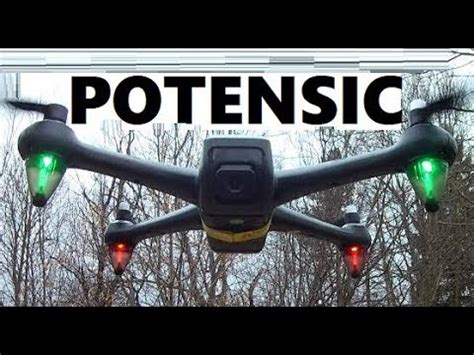 potensic  drone  p camera gps brushless review youtube