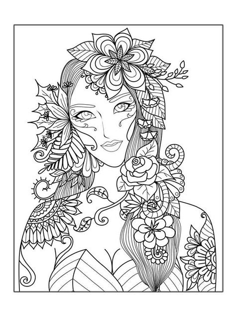 hard coloring pages  adults
