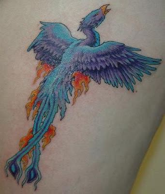 phoenix bird tattoo designs