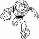 Buzz Lightyear Coloring Pages Printable Kids Toy Story Quickly sketch template