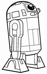 R2 Clone Coloriages Robot Morningkids Galaxy sketch template