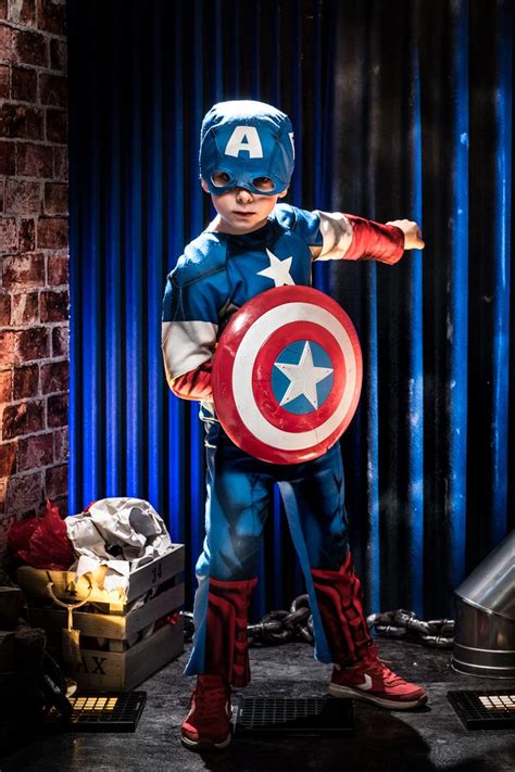 captain america dress  photography childrens experience  family