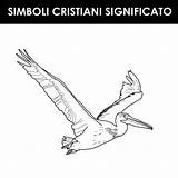 Simboli Cristiani Significato Pellicano sketch template
