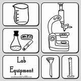 Clipart Science Equipment Lab Apparatus Kids Tools Laboratory Types Different Cliparts Coloring Botany Chemistry Tool Material Sheets Materials Clipground Library sketch template