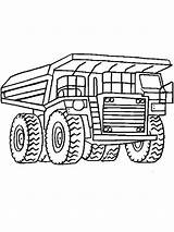 Pages Dump Truck Coloring Printable sketch template