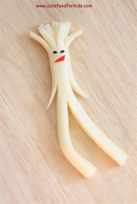 cute food  kids fun  healthy snack  famous cheese string man