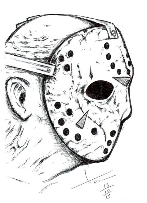 jason vorhees coloring pages  print coloring pages