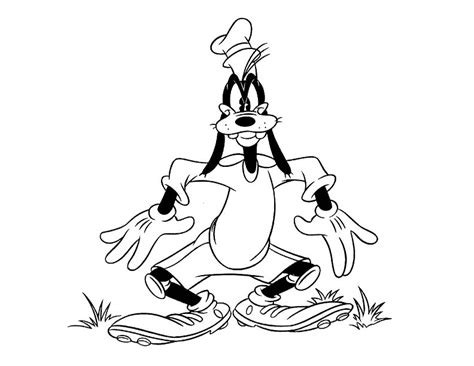 goofy coloring pages coloringpagescom