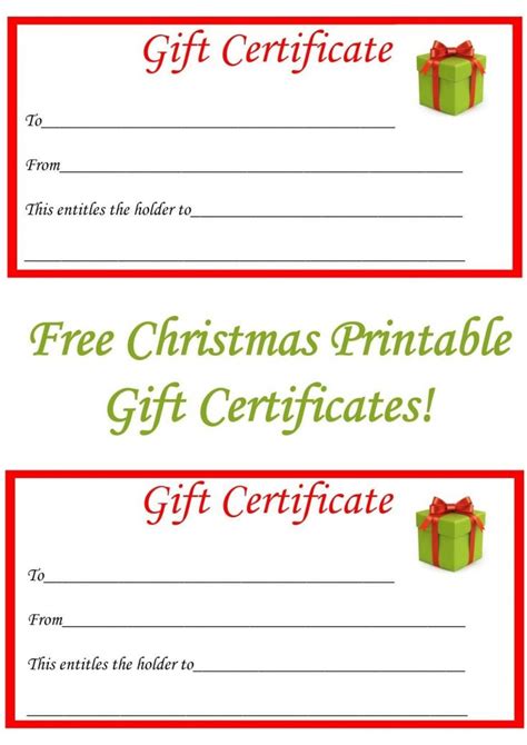 template printable gift certificate  template printable gift certifi