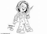 Chucky Coloring Pages Printable Ink Kids Bettercoloring Adults Color Print Template sketch template