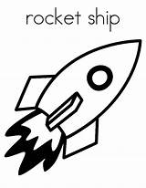 Ship Rocket Spaceship Drawing Kids Outline Clipart Clip Coloring Printable Cliparts Sheet Rocketship Library Attribution Forget Link Don Clipartmag sketch template