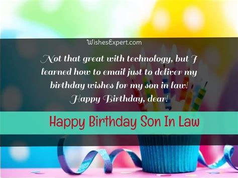 cool creative happy birthday wishes  son  law