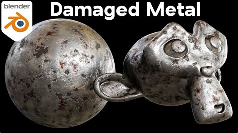 procedural damaged metal blender tutorial youtube