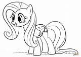 Pony Coloring Little Fluttershy Pages Printable Draw Color Print Ausmalbilder Drawing Step Prints Library Book Online Play Clip Popular Bilder sketch template