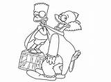 Clown Krusty Coloring Pages Bartman Drawing Wip Colour Deviantart Getdrawings Comments sketch template