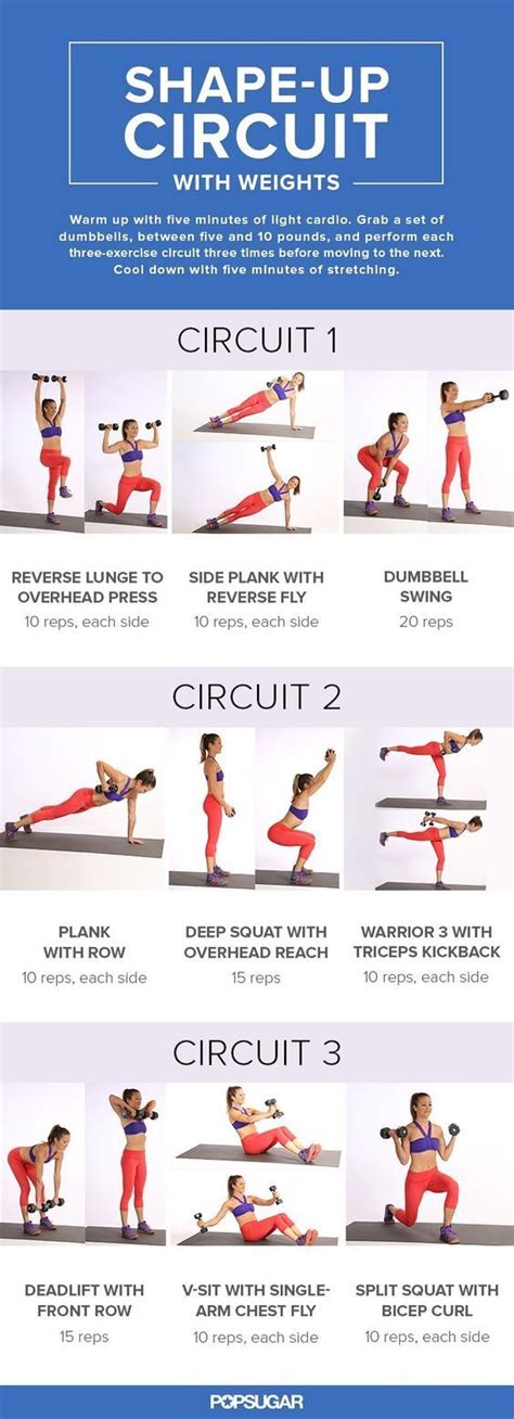 printable circuit workout  tone     circuit workout workout guide