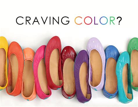 Rainbow Colored Ballet Flats With Turquoise Bottoms