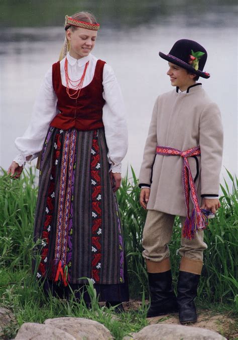 Folkcostumeandembroidery Costume Of Zanavykija Region Lithuania