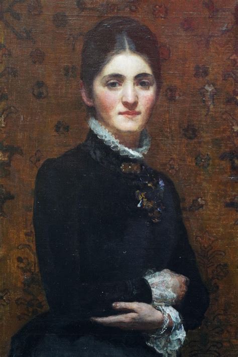 frederick samuel beaumont portrait   lady british victorian art female portrait oil