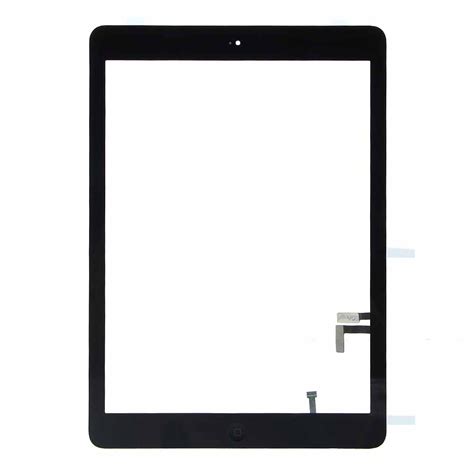 Black Touch Screen Home Button For Apple Ipad Air 5th Replacement