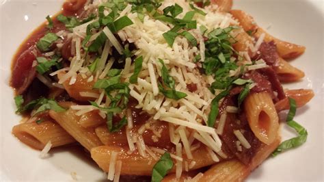 pepperoni mushroom pasta  food lovers delight