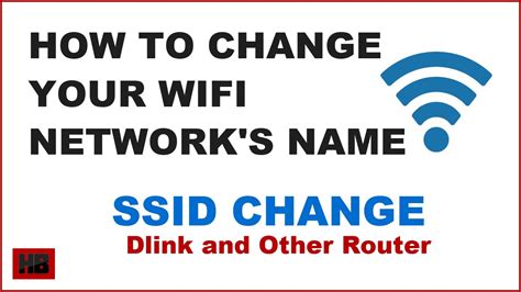 change wifi network   protect wifi   change ssid   dlink router youtube