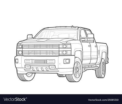 truck drawing bilscreen