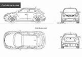Nissan Juke Cad Drawing Autocad Block Dwg Blocks sketch template