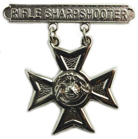 marine rifle sharpshooter badge marine corps insignia