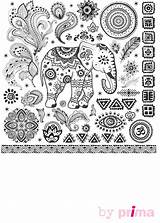 Orient Mandalas Coloriages Coloriage Femmeactuelle Prendre Vives Ampleur Jolies Couleurs Orientale Toute Fresque Cette sketch template