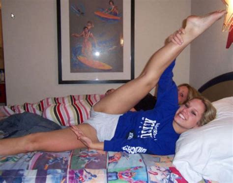 10 Selfies At Bed Time Sleepover Tan Legs Selfie