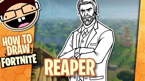 draw reaper fortnite battle royale narrated easy step