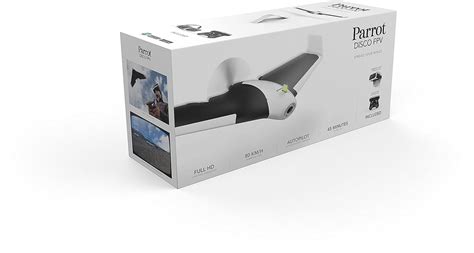 parrot disco fpv easy  fly fixed wing drone    minutes  flight ebay