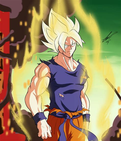 Goku The Legendary Super Saiyan By Lauk Po On Deviantart