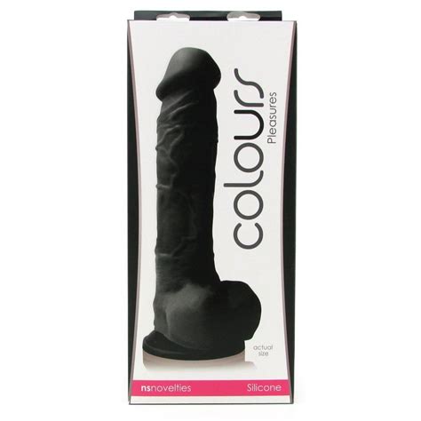 Colours Pleasure Dong 8 Black Sex Toys And Adult