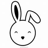Coloring Rabbit sketch template