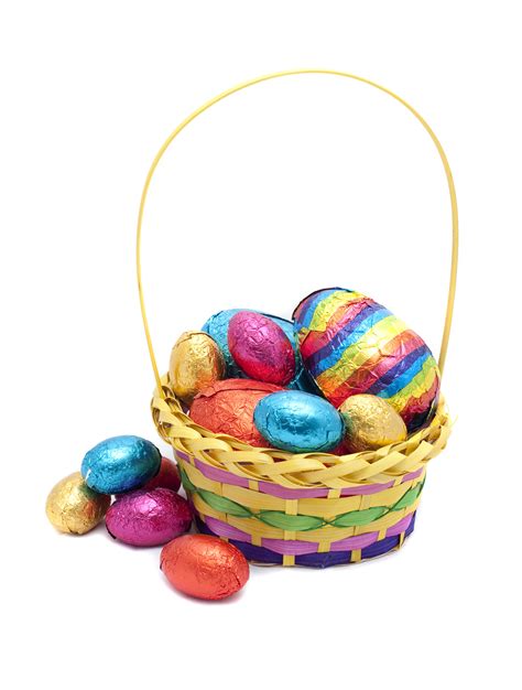 basket  easter eggs creative commons stock image