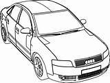 Audi Pages Coloring R8 A4 Printable Getcolorings Color sketch template