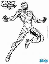 Max Steel Superhero Coloring Pages Hellokids Print Color sketch template