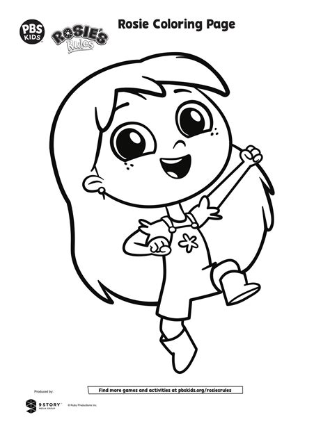 pbs kids printable coloring pages