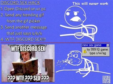W Discord Sex Discord Sex Hack Know Your Meme