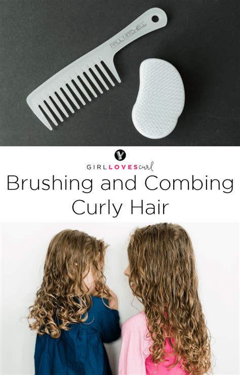 brushing curly hair girl loves curl girl loves glam