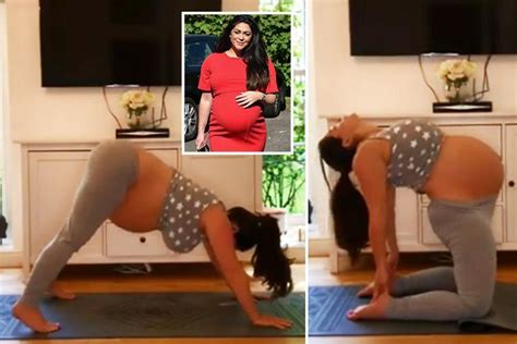 Casey Batchelor Performs Impressive Yoga Moves At 38 Weeks