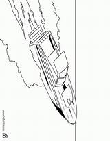 Coloring Boat Pages Motor Library Clipart Kids sketch template
