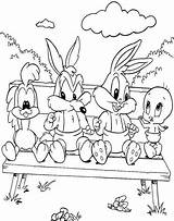 Looney Tunes Coloring Kids Pages sketch template